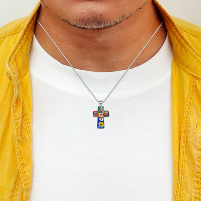 Artylish x Cross 十字架頸鏈 - 1.2mm濶 925純銀 - 吊墜頸鏈