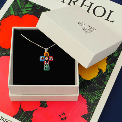 Artylish x Cross 十字架頸鏈 - 1.2mm濶 925純銀 - 吊墜頸鏈