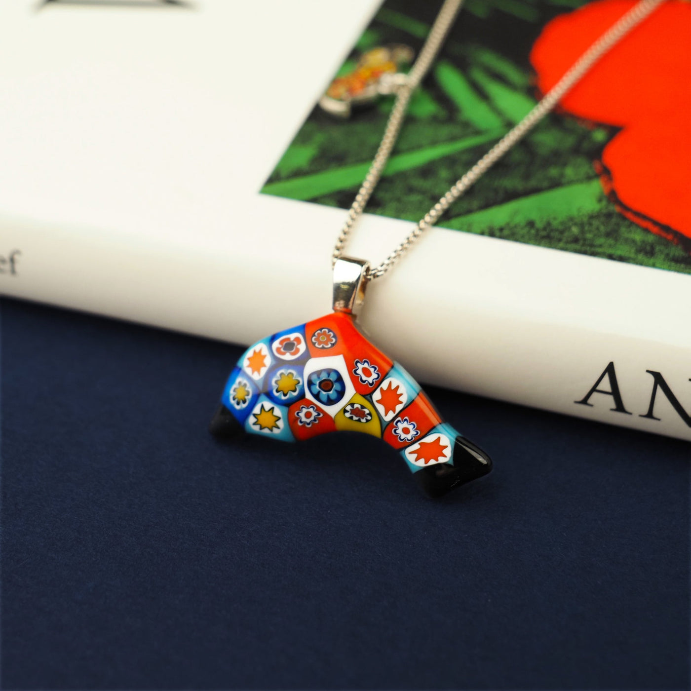 Artylish x Dolphin 小海豚頸鏈 - 1mm濶 925純銀 - 吊墜頸鏈