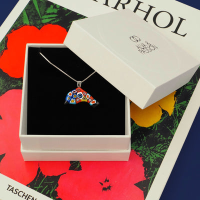 Artylish x Dolphin 小海豚頸鏈 - 2mm濶 低敏感316L鈦鋼 - 吊墜頸鏈