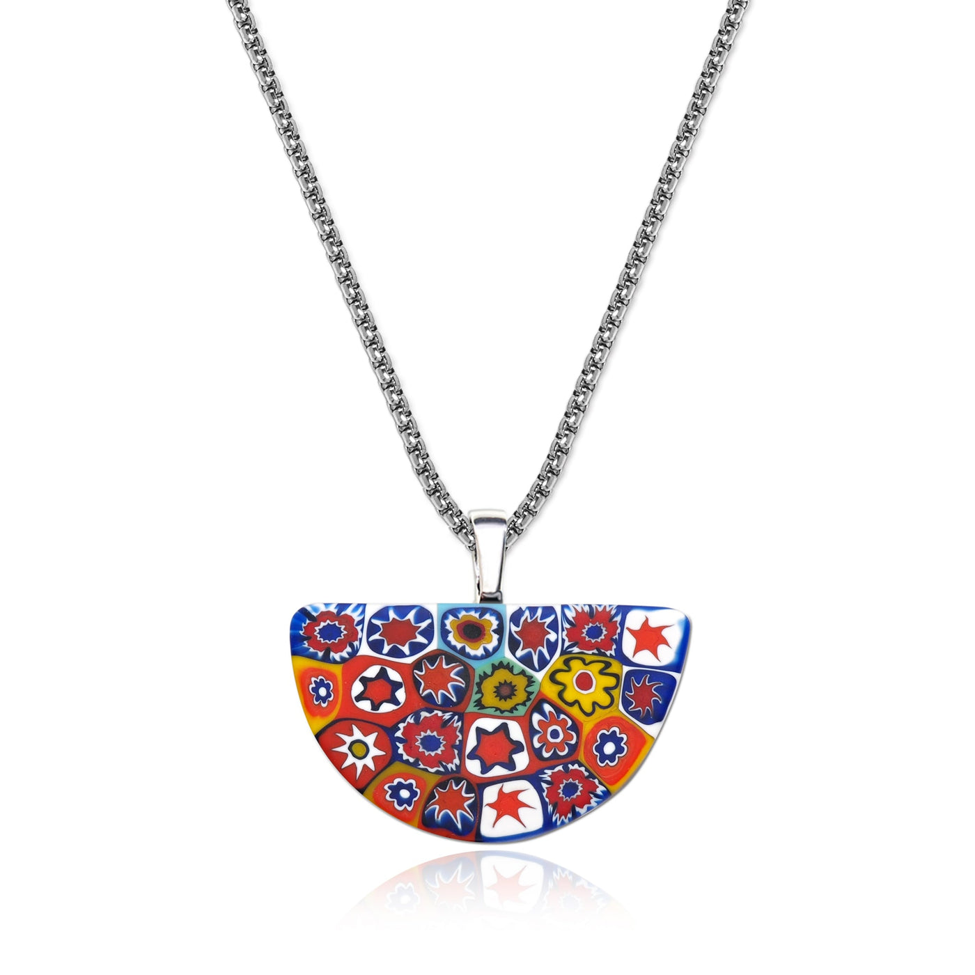 Artylish x Half Moon 半月形頸鏈 - 2mm濶 低敏感316L鈦鋼 - 頸飾