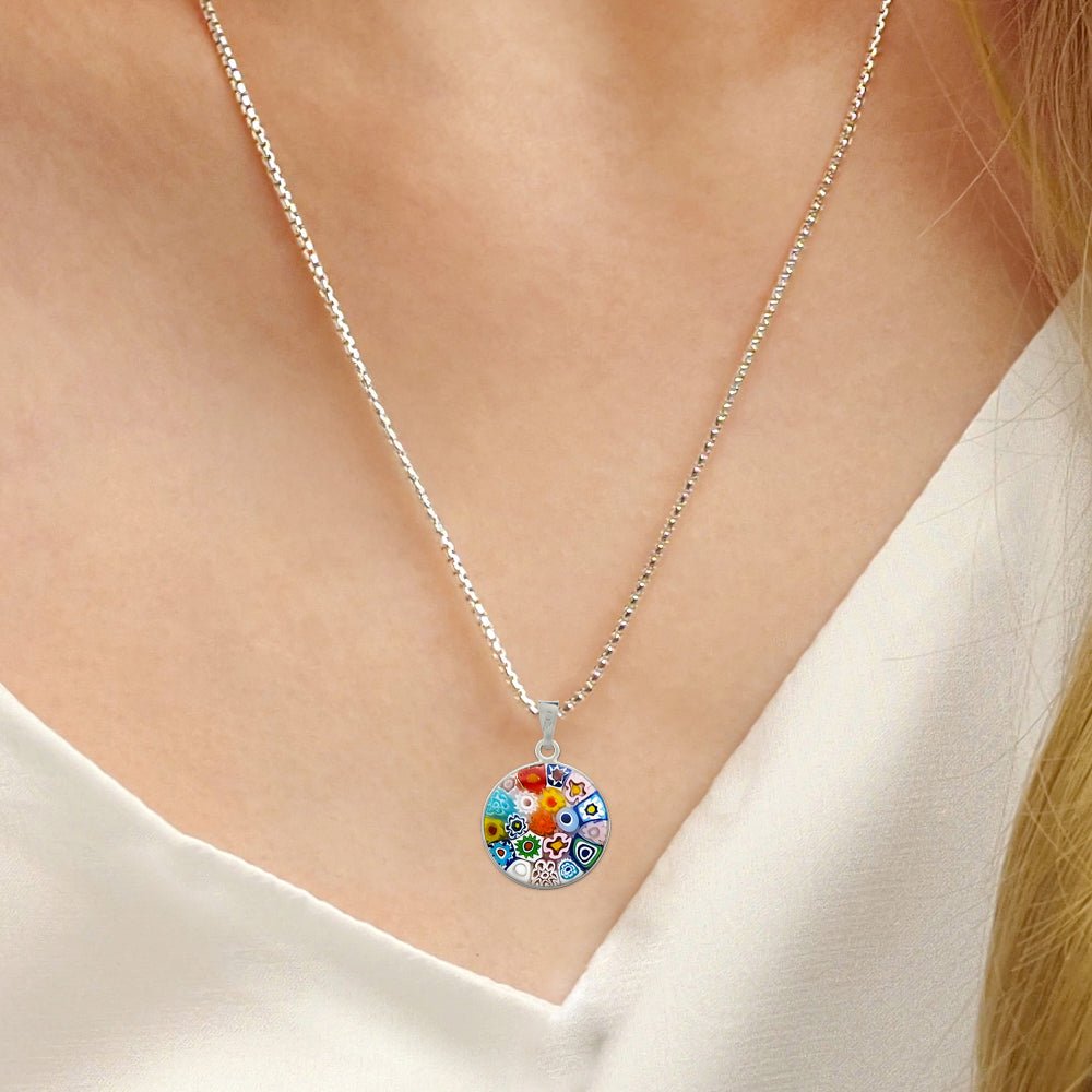 Bouquet in Bloom 粉色吊墜頸鏈 - 15mm - 吊墜頸鏈