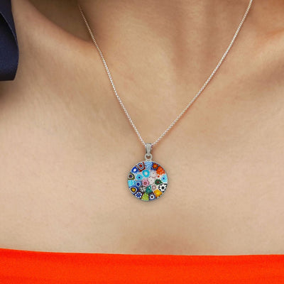 Bouquet in Bloom 粉色吊墜頸鏈 - 18mm - 吊墜頸鏈