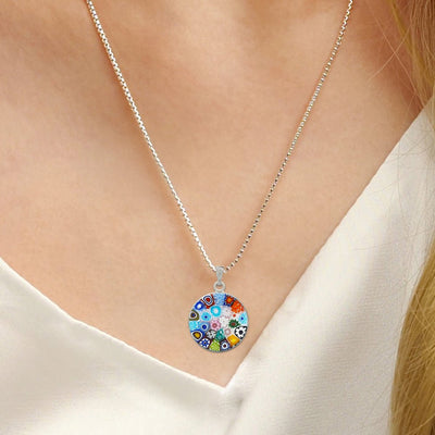 Bouquet in Bloom 粉色吊墜頸鏈 - 18mm - 吊墜頸鏈