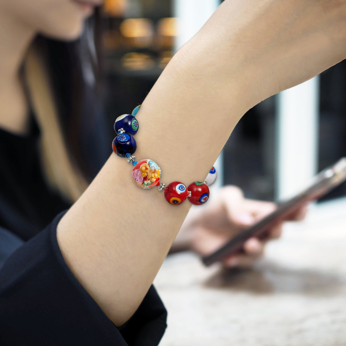 Full Bloom 蝴蝶手鏈 - 細碼 | 適合手圍11.7cm至14.7cm - 手鏈