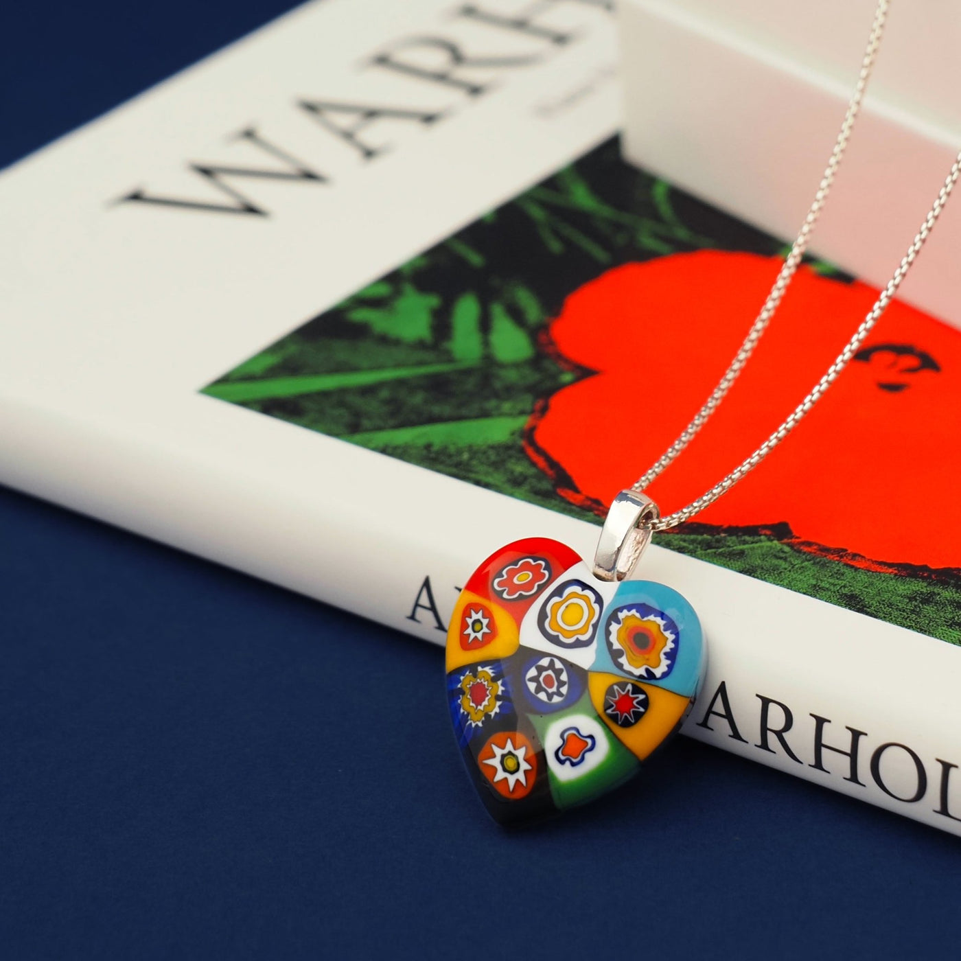 Nine in Passion 心形吊墜頸鏈 - 黑色皮革 配 不銹鋼 - 吊墜頸鏈