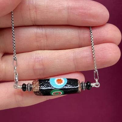 LEGEND 限量版頸鏈 V (黑色 x 灑金)