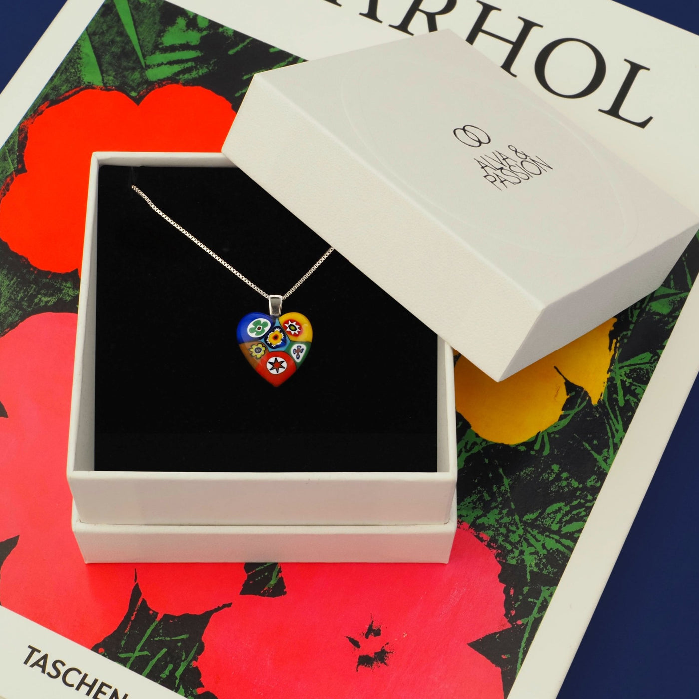 Six in Passion 心形吊墜頸鏈 - 2mm濶 低敏感316L鈦鋼 - 吊墜頸鏈