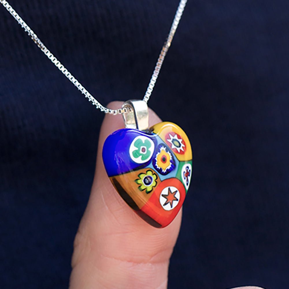 Six in Passion 心形吊墜頸鏈 - 2mm濶 低敏感316L鈦鋼 - 吊墜頸鏈