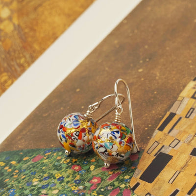 The Kiss 金色圓形耳環 - 耳環