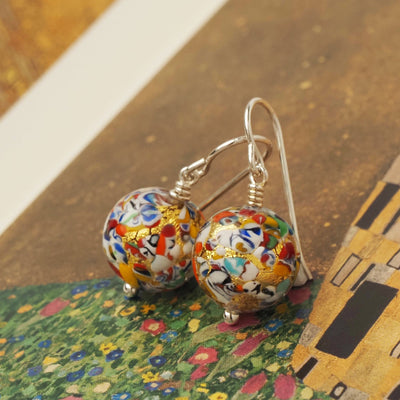 The Kiss 金色圓形耳環 - 耳環