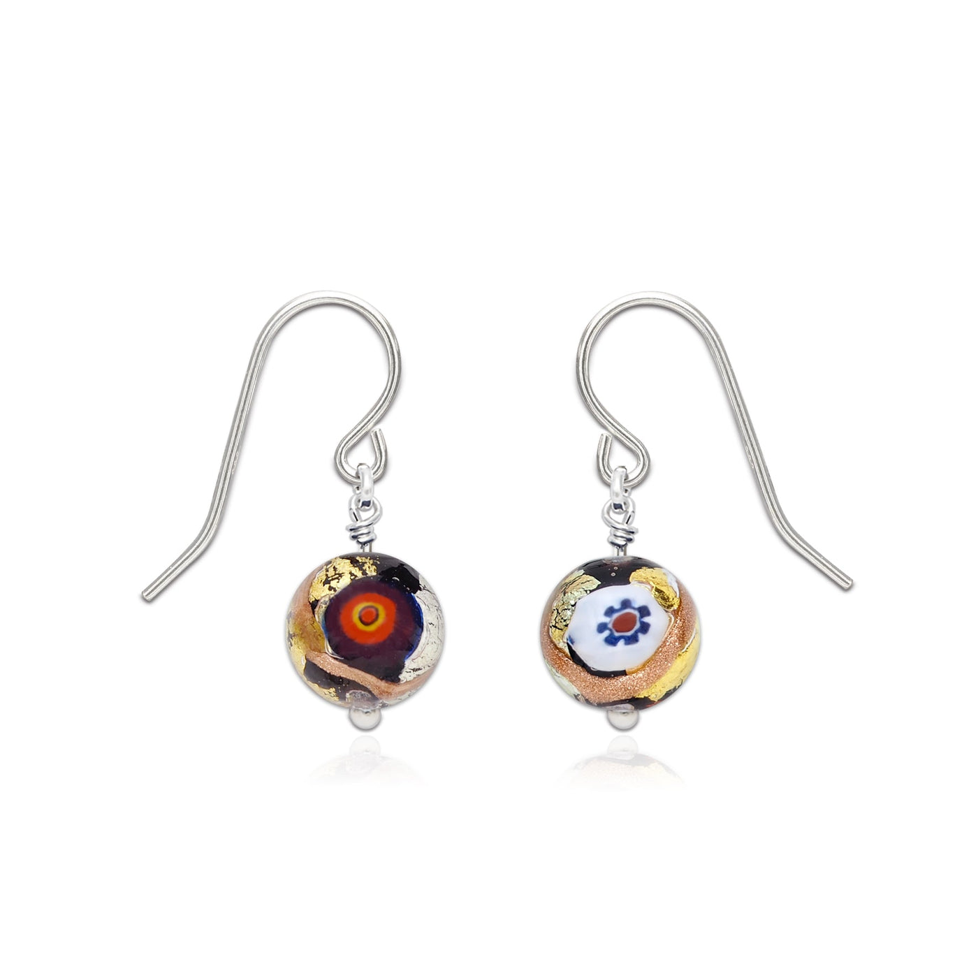 Art · Simple 特別版黑色耳環 - 黑白圖案 - 耳環