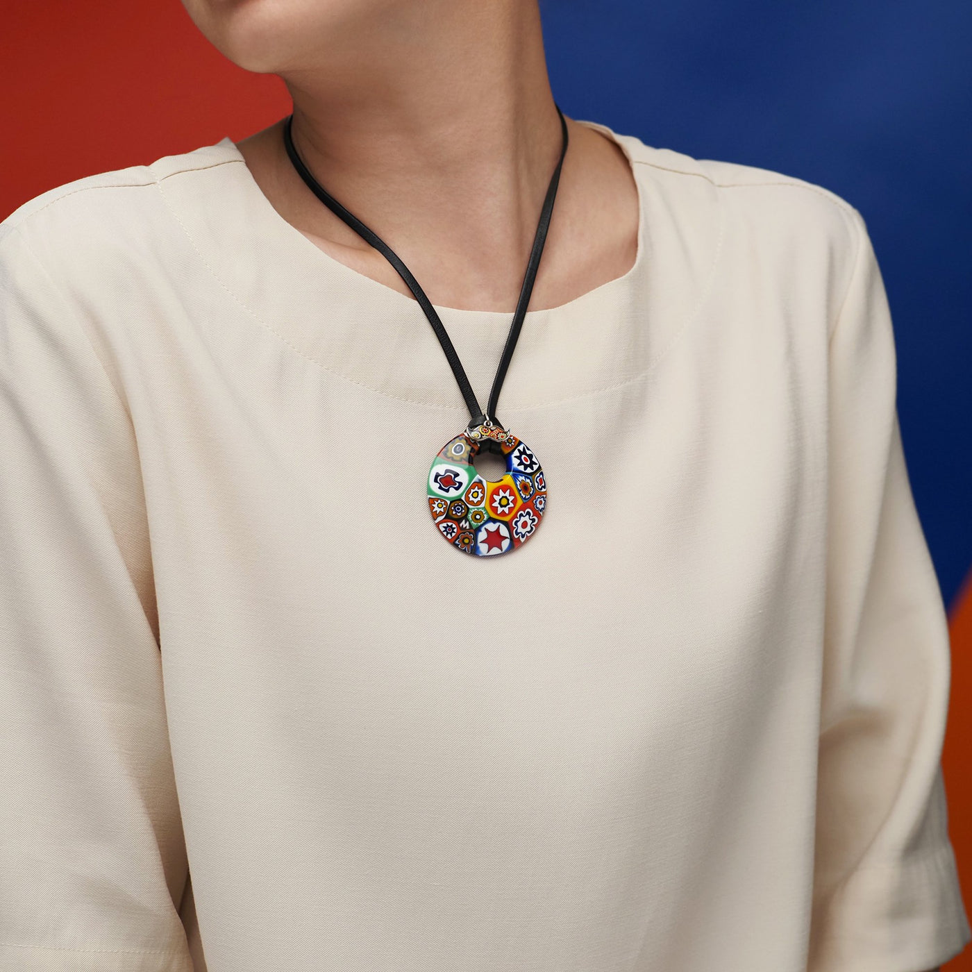 Artylish 圓形吊墜頸飾 - 20+2"吋 - 頸飾