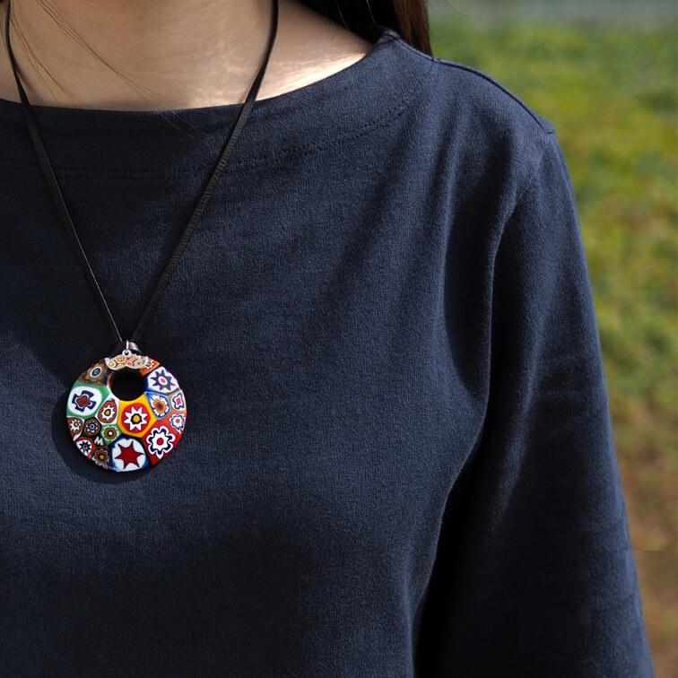 Artylish 圓形吊墜頸飾 - 20+2"吋 - 頸飾