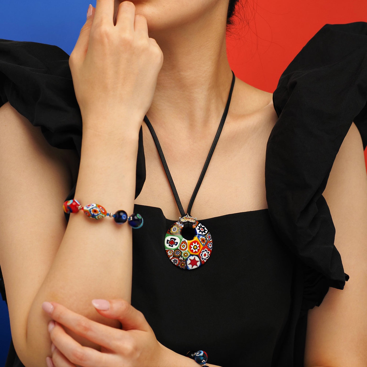 Artylish 圓形吊墜頸飾 - 20+2"吋 - 頸飾