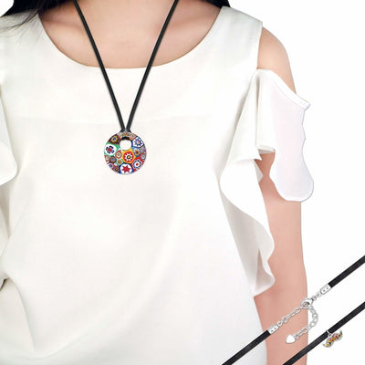 Artylish 圓形吊墜頸飾 - 20+2"吋 - 頸飾