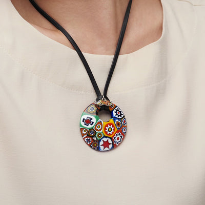 Artylish 圓形吊墜頸飾 - 20+2"吋 - 頸飾