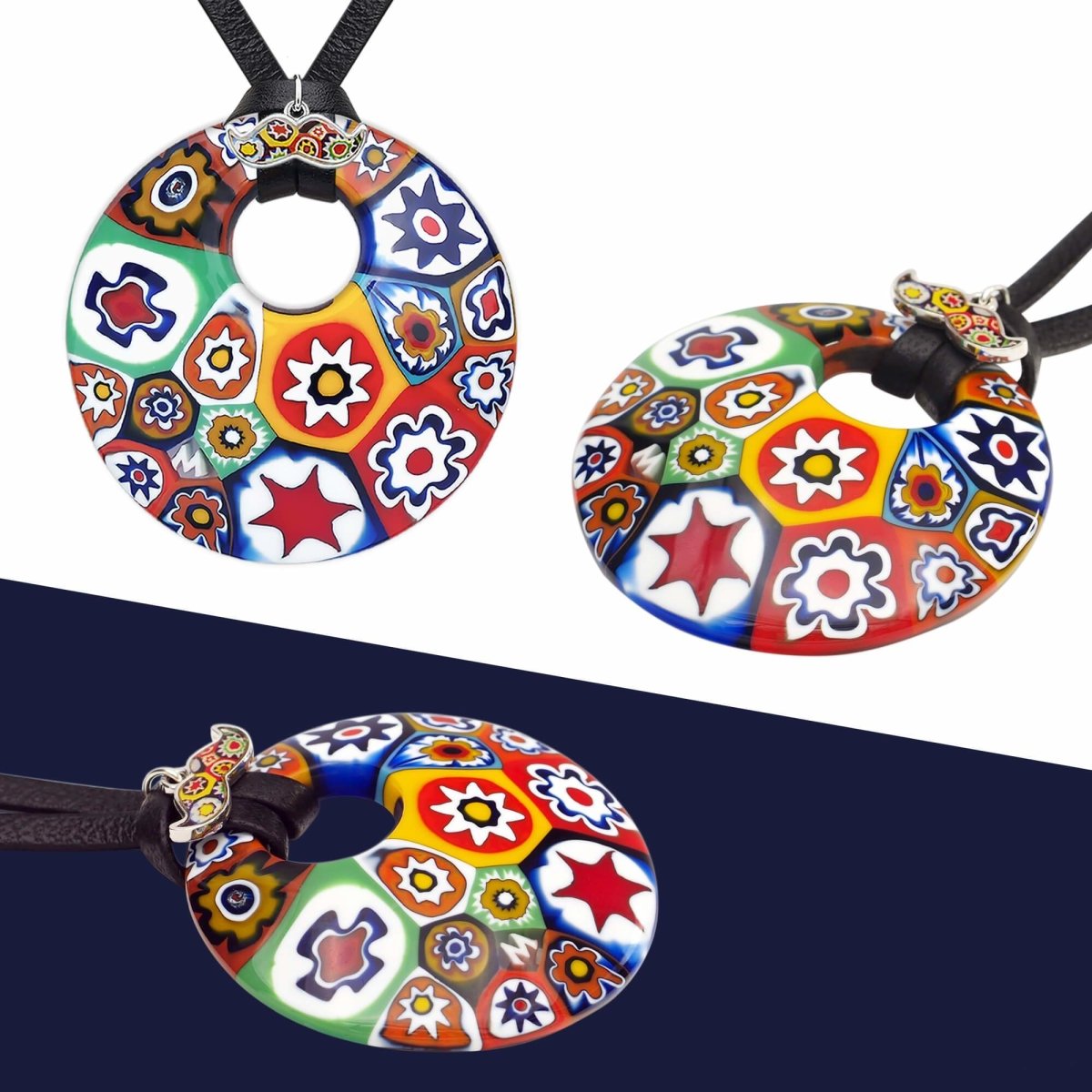 Artylish 圓形吊墜頸飾 - 20+2"吋 - 頸飾