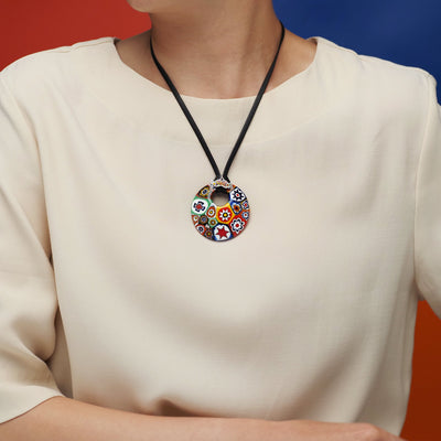 Artylish 圓形吊墜頸飾 - 20+2"吋 - 頸飾