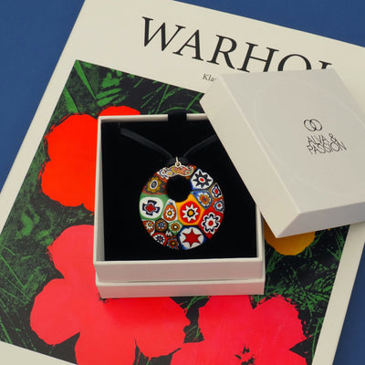 Artylish 圓形大吊墜 - 20+2"吋 - 頸飾