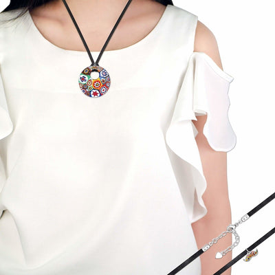 Artylish 圓形吊墜頸飾 - 20+2"吋 - 頸飾
