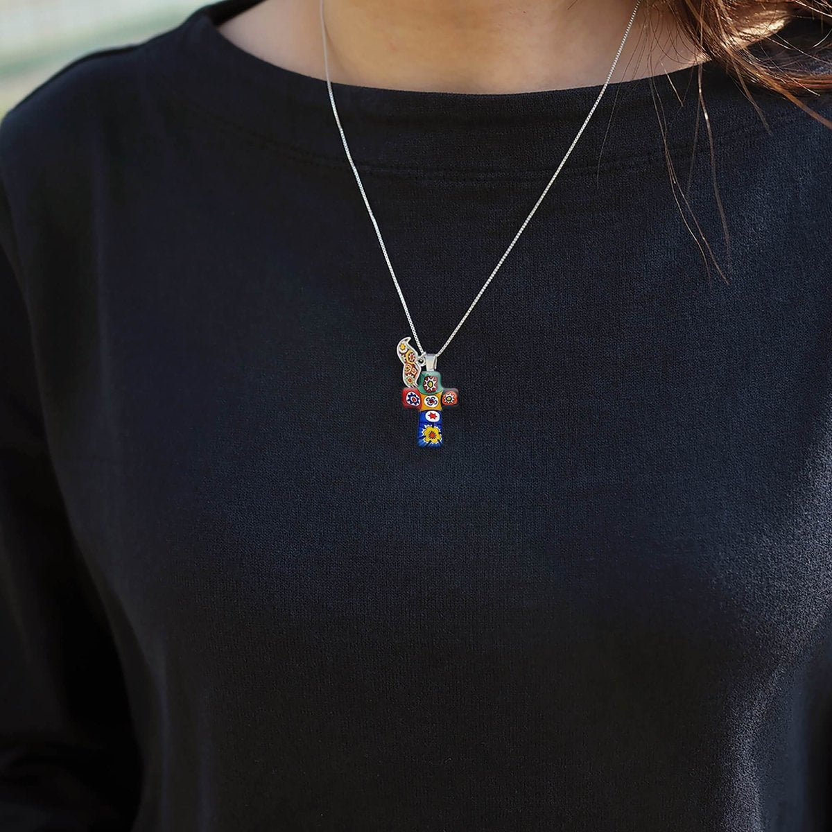 Artylish x Cross 十字架頸鏈 - 彩色 - 吊墜頸鏈
