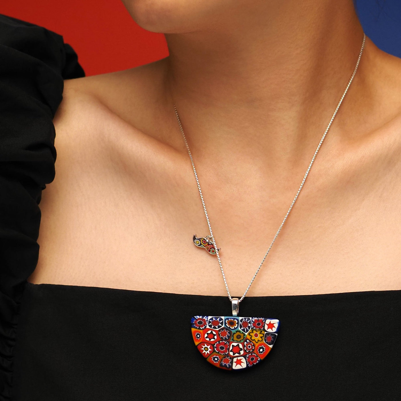 Artylish x Half Moon 半月形頸飾 - 1.8mm濶 抗氧化純銀 [+$325.00] - 頸飾