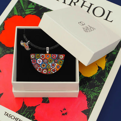 Artylish x Half Moon 半月形頸鏈 - 黑色 皮革頸鏈 - 頸飾