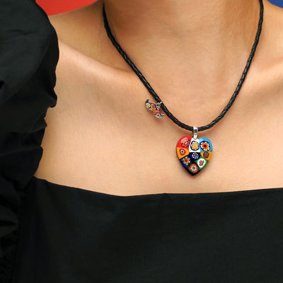 Nine in Passion 心形吊墜頸鏈