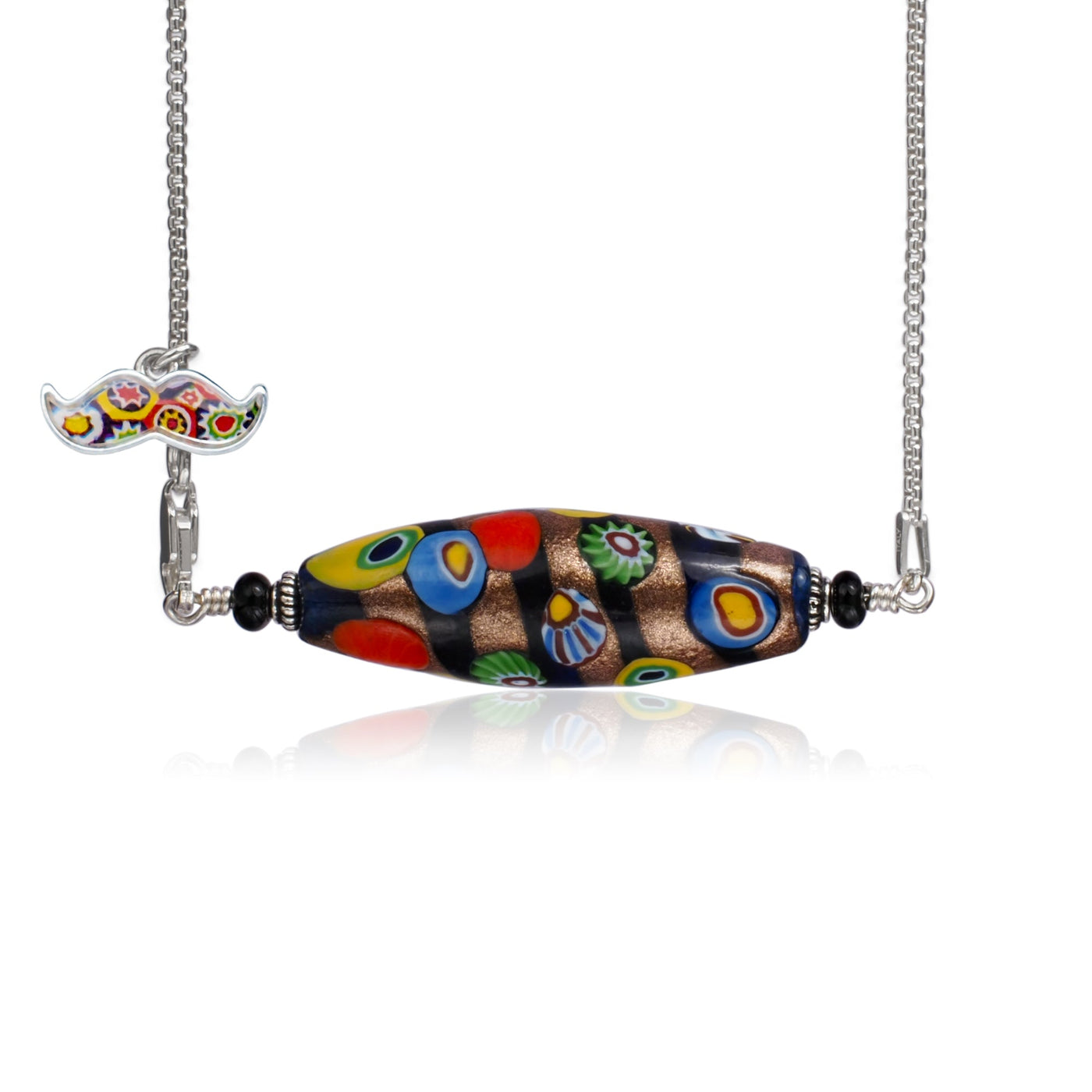 LEGEND | 灑金古典頸鏈 I - 1.2mm 純銀頸鏈 18吋 - 吊墜頸鏈