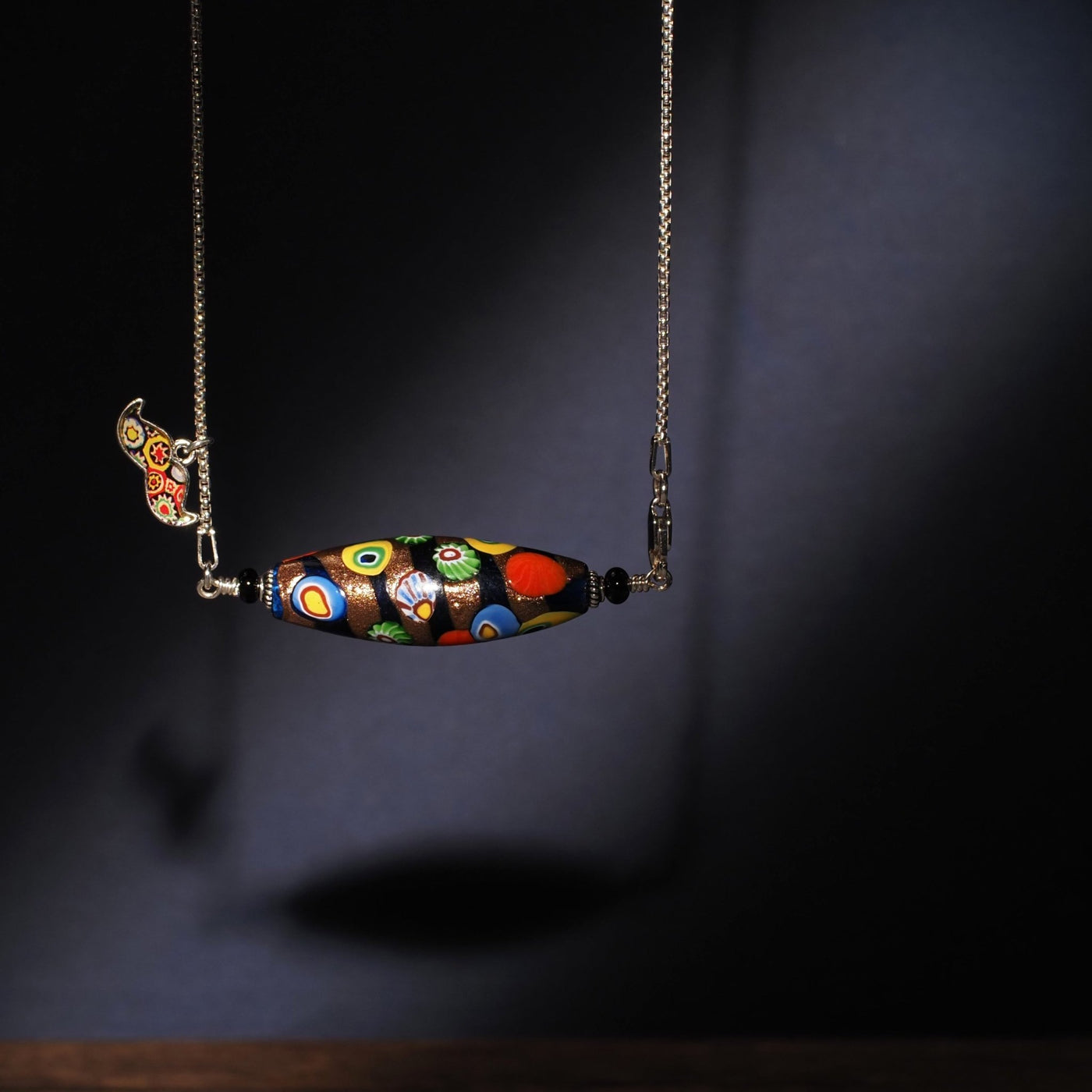 LEGEND | 灑金古典頸鏈 I - 1.2mm 純銀頸鏈 18吋 - 吊墜頸鏈