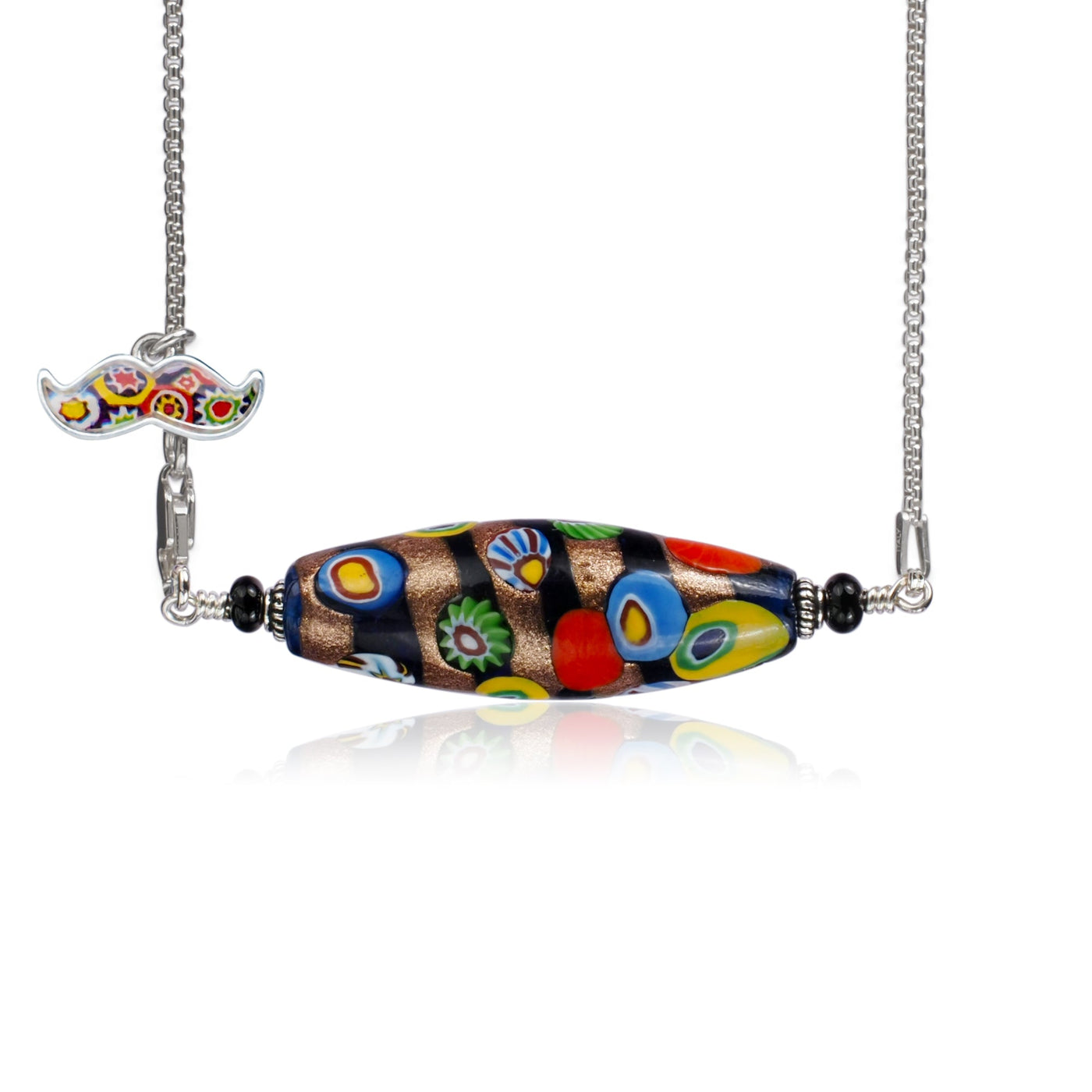 LEGEND | 灑金古典頸鏈 I - 1.2mm 純銀頸鏈 18吋 - 吊墜頸鏈