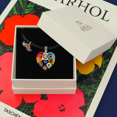 Nine in Passion 心形吊墜頸鏈 - 黑色 皮革頸鏈 - 吊墜頸鏈