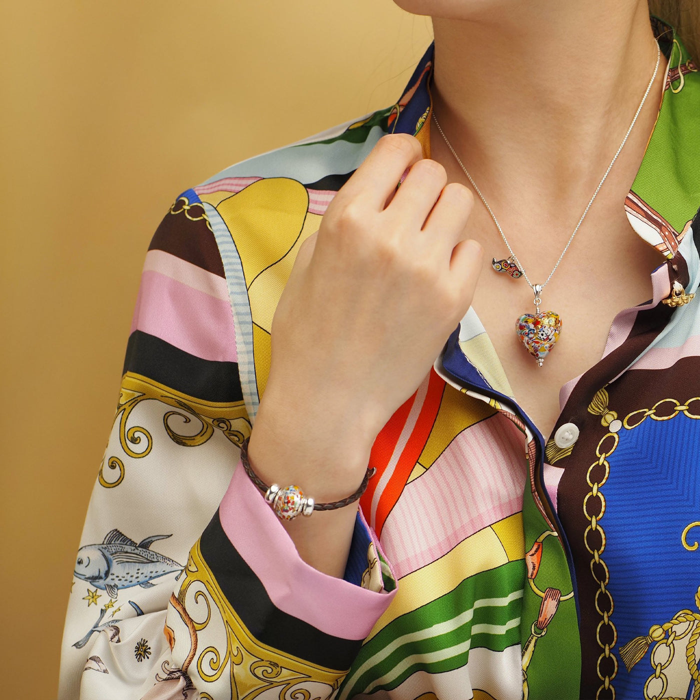 THE KISS | Classic 心形吊墜頸鏈 - 1.8mm 抗氧化純銀 [+$325.00] - 吊墜頸鏈